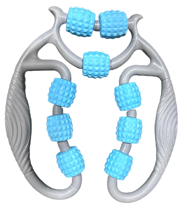 MASAJEADOR DE PIERNA 9 RODILLOS