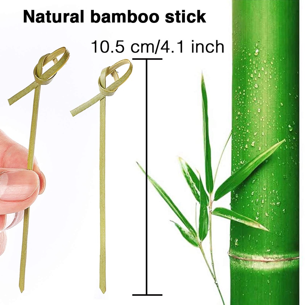 SET*100 PALITO DE PIQUEO DE BAMBOO